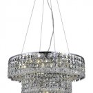 Chantal 9-Light 20"D Crystal Chandelier 1732D20C-RC