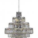 Chantal 18-Light 26"D Crystal Chandelier 1733D26C-RC