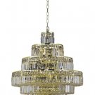 Chantal 18-Light 26"D Crystal Chandelier 1733D26G-RC