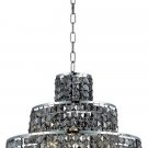 Chantal 13-Light 20"D Crystal Chandelier 1734D20C-SS-SS