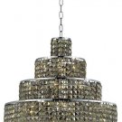 Chantal 18-Light 26"D Crystal Chandelier 1734D26C-GT-RC