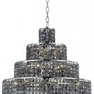 Chantal 18-Light 26"D Crystal Chandelier 1734D26C-SS-RC