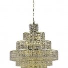 Chantal 18-Light 26"D Crystal Chandelier 1734D26G-SA