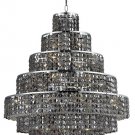 Chantal 20-Light 30"D Crystal Chandelier 1734D30C-SS-SS