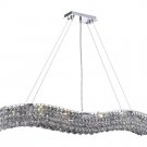 Dakota 10-Light 5"D Crystal Chandelier 1735D44C-EC