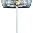 Germain 3-Light 11"D Crystal Table Lamp 1759TL11C-EC