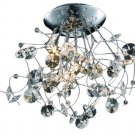 Geraldene 6-Light 22"D Crystal Flush Mount 1761F22C-EC