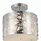 Heloise 2-Light 10"D Crystal Flush Mount 1769F10C-RC