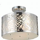 Heloise 2-Light 12"D Crystal Flush Mount 1769F12C-RC