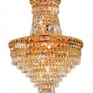 Karci 12-Light 18"D Crystal Chandelier 2148D18G-SS