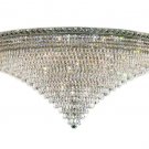 Karci 33-Light 48"D Crystal Flush Mount 2148F48C-SA