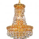Karci 6-Light 12"D Crystal Ceiling Pendant 2149D12G-SS