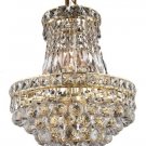 Karci 6-Light 14"D Crystal Ceiling Pendant 2149D14G-SA