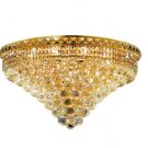 Karci 12-Light 24"D Crystal Flush Mount 2149F24G-EC