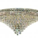 Karci 18-Light 30"D Crystal Flush Mount 2149F30C-RC