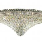 Karci 21-Light 36"D Crystal Flush Mount 2149F36C-SS
