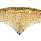 Karci 21-Light 36"D Crystal Flush Mount 2149F36G-SS