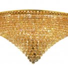 Karci 33-Light 48"D Crystal Flush Mount 2149F48G-RC