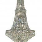 Karci 34-Light 28"D Crystal Chandelier 2149G28C-SA