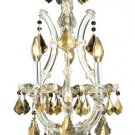 Karla 4-Light 12"D Crystal Ceiling Pendant 2380D12C-GT-SS