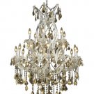 Karla 19-Light 32"D Crystal Chandelier 2380D32C-GT-SS
