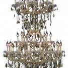 Karla 34-Light 36"D Crystal Chandelier 2380D36SG-GT-SS