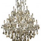 Karla 28-Light 38"D Crystal Chandelier 2380D38C-GT-RC
