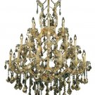 Karla 28-Light 38"D Crystal Chandelier 2380D38G-GT-SS