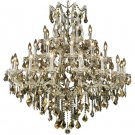 Karla 37-Light 44"D Crystal Chandelier 2380G44C-GT-RC
