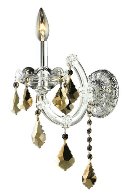 Karla 1-Light 8"D Crystal Wall Sconce 2380W1C-GT-RC