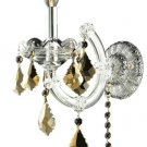 Karla 1-Light 8"D Crystal Wall Sconce 2380W1C-GT-RC