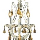 Karla 4-Light 12"D Crystal Ceiling Pendant 2381D12C-GT-RC