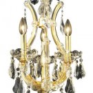 Karla 4-Light 12"D Crystal Ceiling Pendant 2381D12G-RC