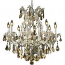 Karla 9-Light 26"D Crystal Chandelier 2381D26C-GT-SS