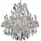 Karla 19-Light 30"D Crystal Chandelier 2381D30C-RC