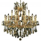 Karla 19-Light 30"D Crystal Chandelier 2381D30G-GT-RC