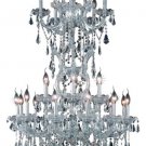 Karla 25-Light 30"D Crystal Chandelier 2381D30SC-RC