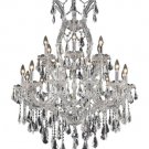 Karla 19-Light 32"D Crystal Chandelier 2381D32C-RC