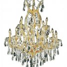 Karla 19-Light 32"D Crystal Chandelier 2381D32G-SS