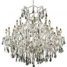 Karla 24-Light 36"D Crystal Chandelier 2381D36C-SS