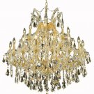 Karla 24-Light 36"D Crystal Chandelier 2381D36G-GT-SS