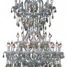 Karla 34-Light 36"D Crystal Chandelier 2381D36SC-GT-RC