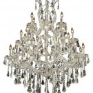 Karla 28-Light 38"D Crystal Chandelier 2381D38C-RC