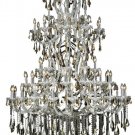 Karla 61-Light 54"D Crystal Chandelier 2381G54C-GT-SS