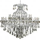 Karla 49-Light 72"D Crystal Chandelier 2381G72C-GT-RC