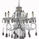 Kerman 6-Light 26"D Crystal Chandelier 2406D26C-SS
