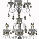 Kerman 9-Light 26"D Crystal Chandelier 2406G45C-GT-SS