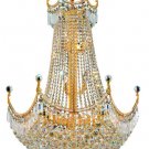 Taillefer 24-Light 30"D Crystal Chandelier 7607D30G-SS