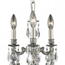 Tempeste 3-Light 10"D Crystal Ceiling Pendant 7738D10PW-EC