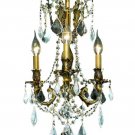 Reynard 3-Light 13"D Crystal Ceiling Pendant 7823D13AB-SA